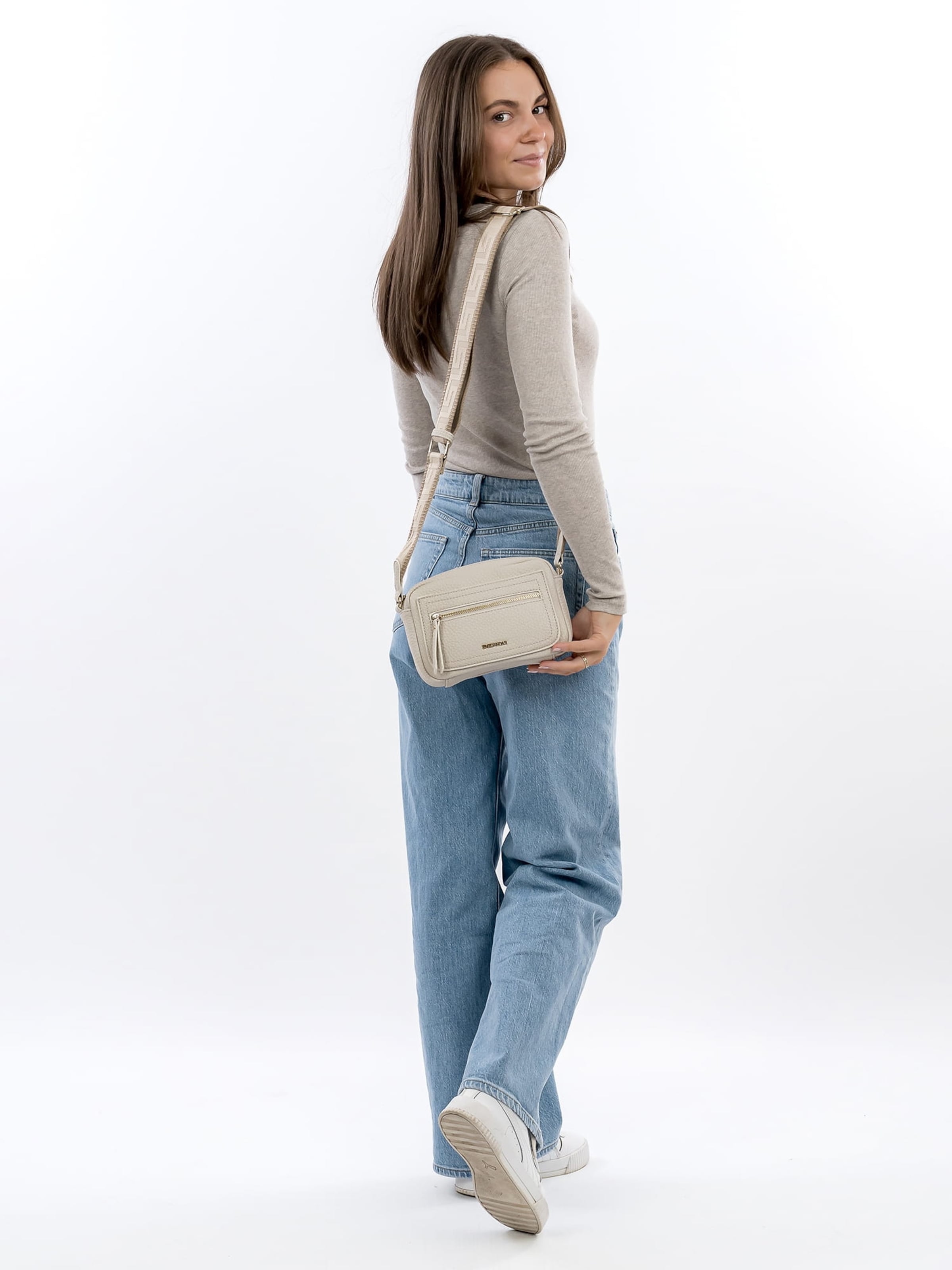 Emily & Noah Skuldertaske 'Heidi ' i beige