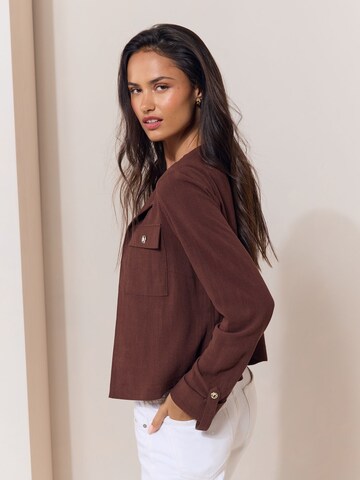 Lipsy Between-season jacket in Brown