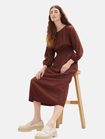 TOM TAILOR Dress in Brown