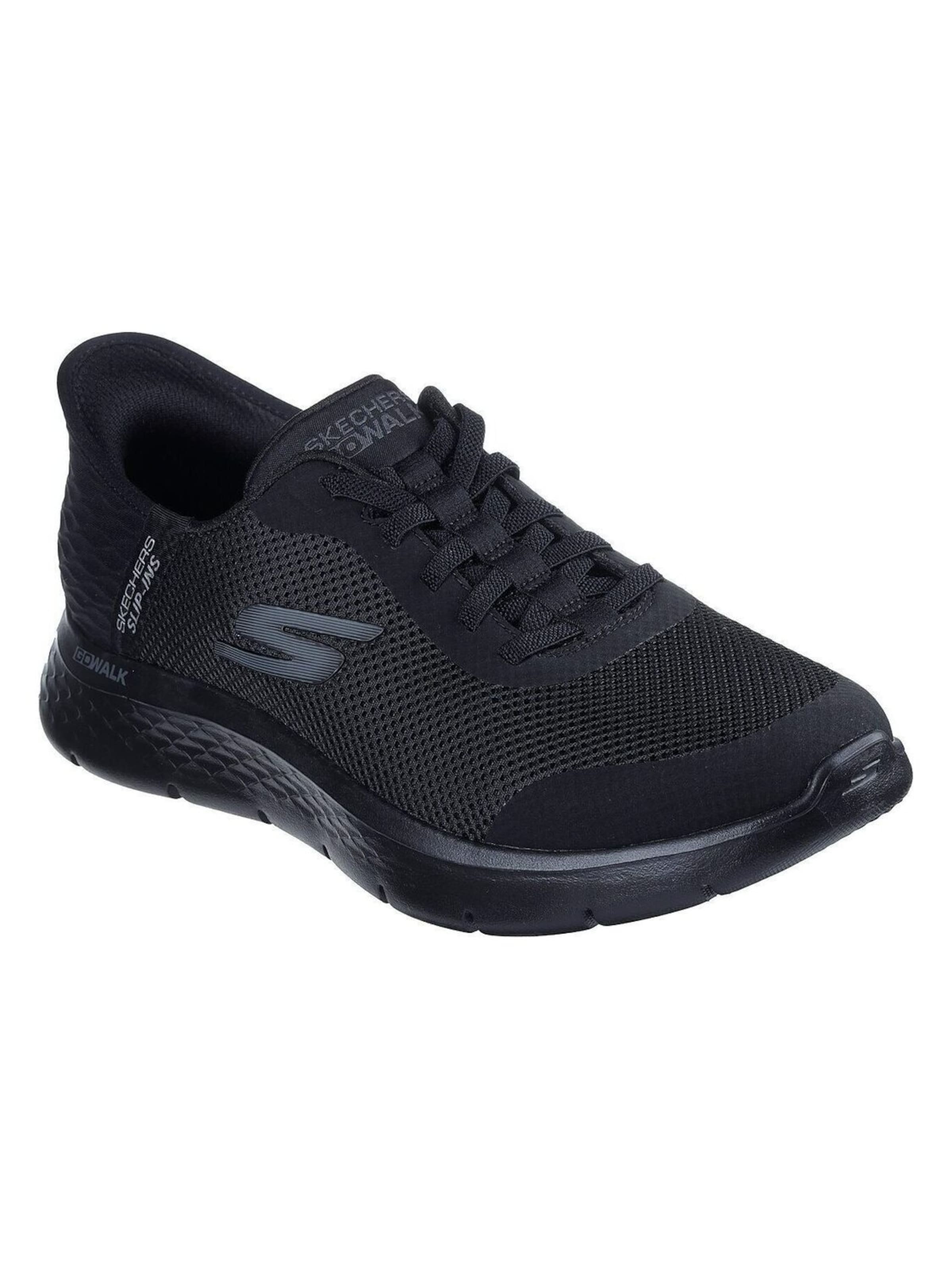 SKECHERS Sportschoen in Zwart: voorkant