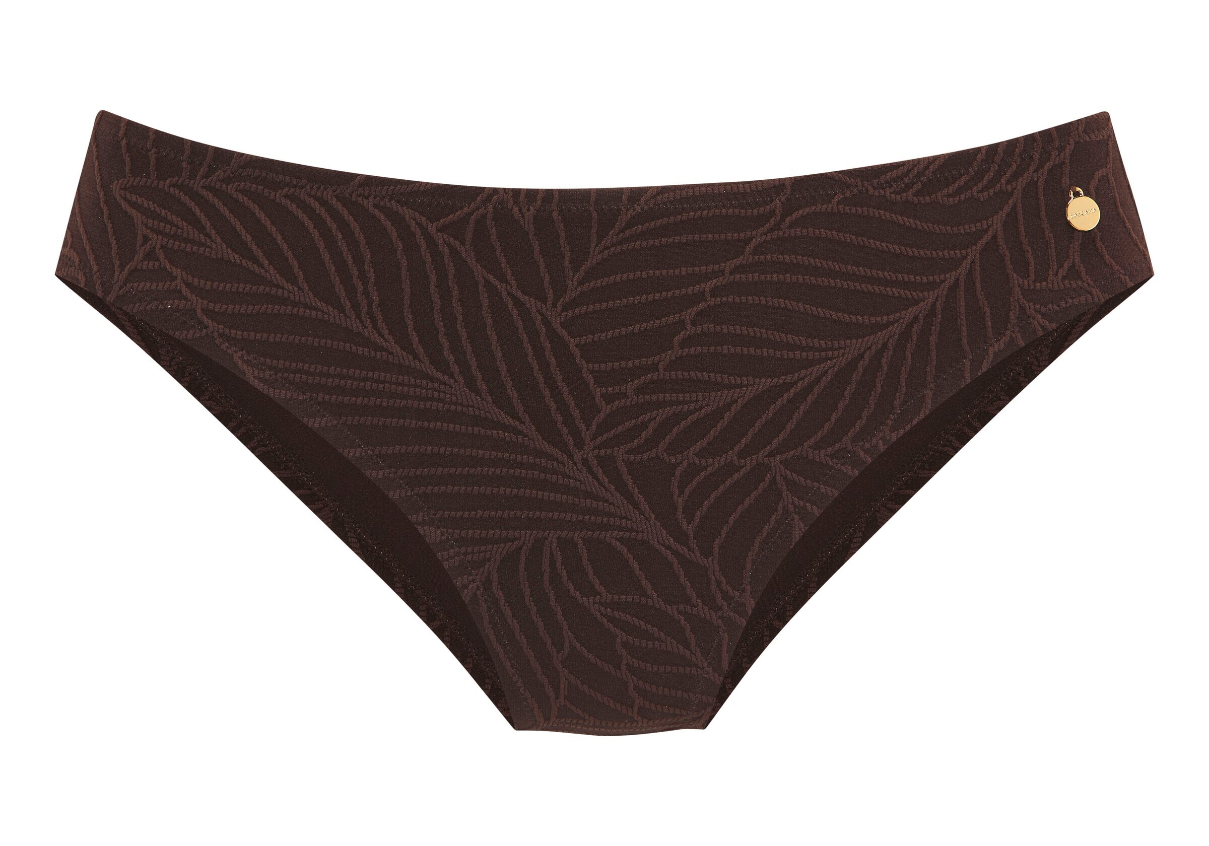 LASCANA - Braga de bikini en marrón: frente