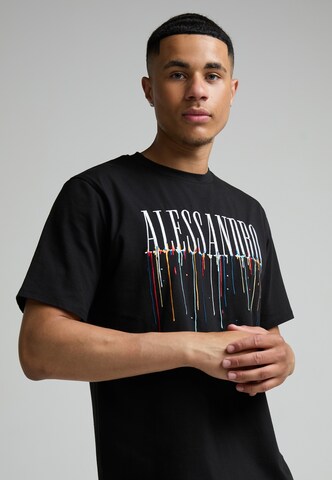 Alessandro Zavetti Shirt 'Artista' in Black
