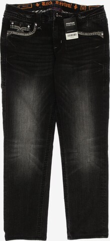 Rock Revival Jeans in 32 in Black: front