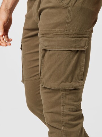 INDICODE JEANS Tapered Cargo Pants 'Chungo' in Green