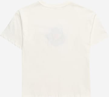 KIDS ONLY Тениска 'FLOWER MAIKEN' в бяло