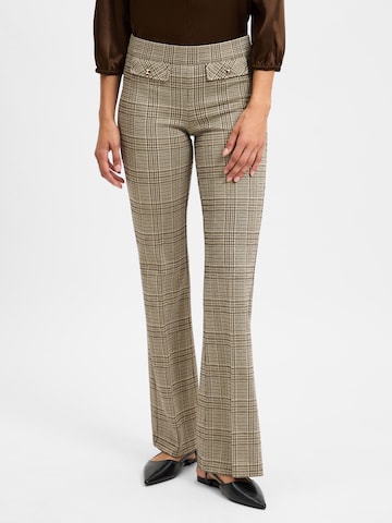 Cambio Bootcut Hose in Mischfarben: Vorderseite