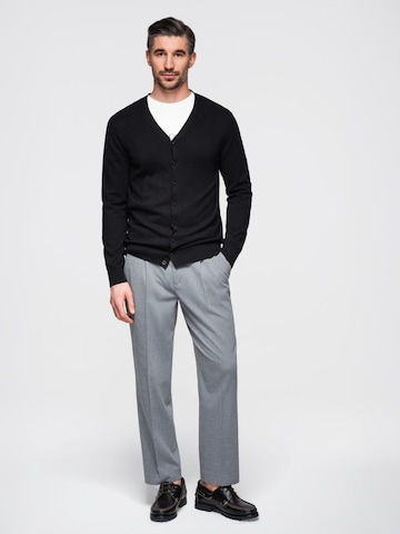 Ombre Knit cardigan in Black