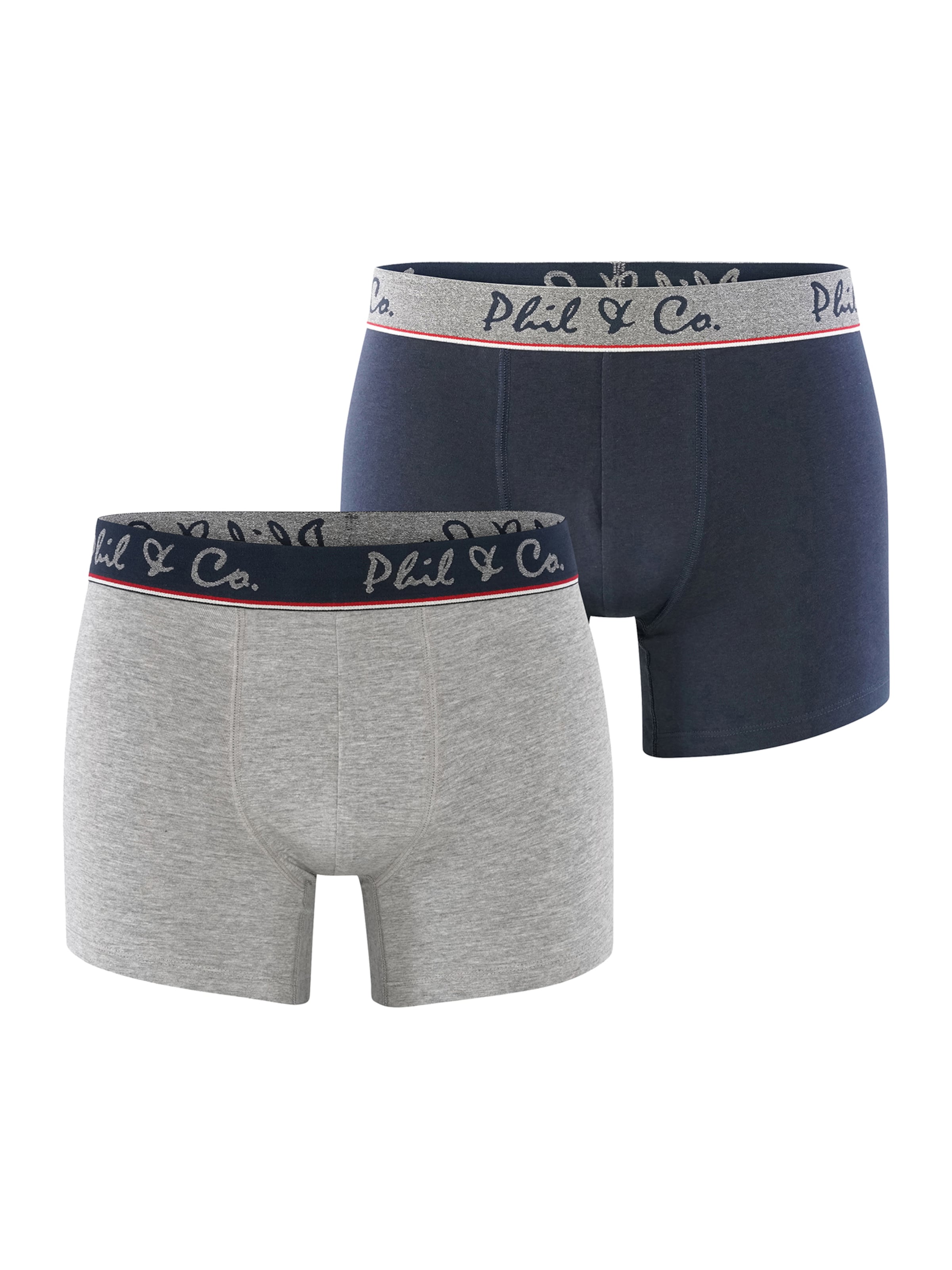 Boxers 'Retro' Phil & Co. Berlin en bleu : devant