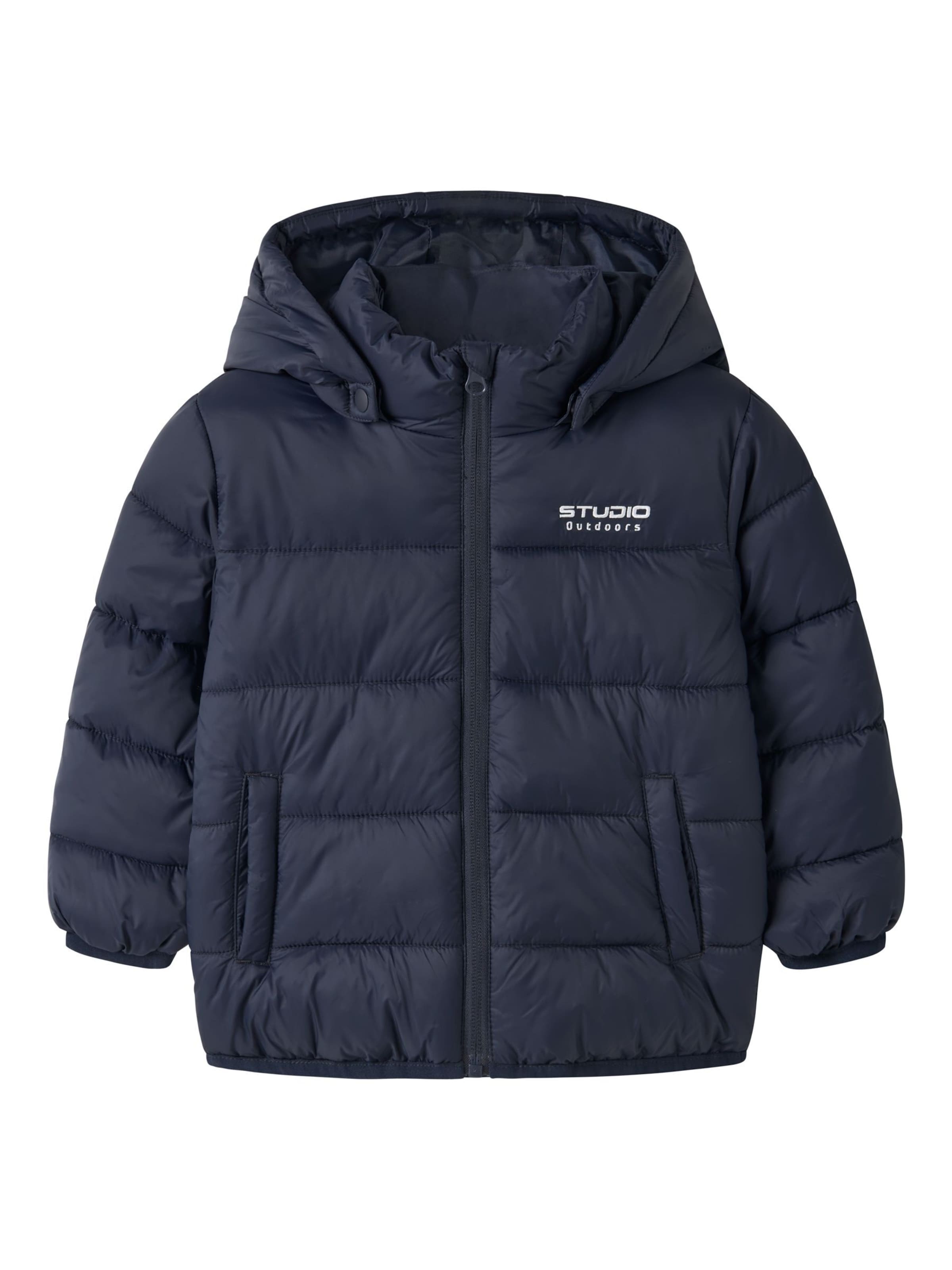 NAME IT Winterjas in Blauw: voorkant