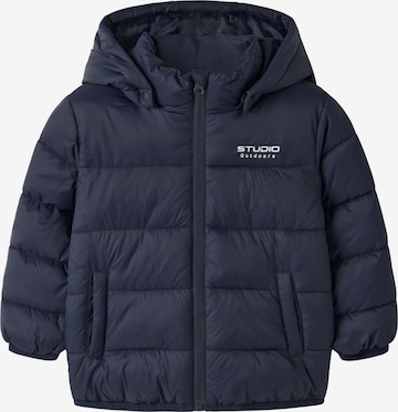 NAME IT Winterjas in Blauw: voorkant