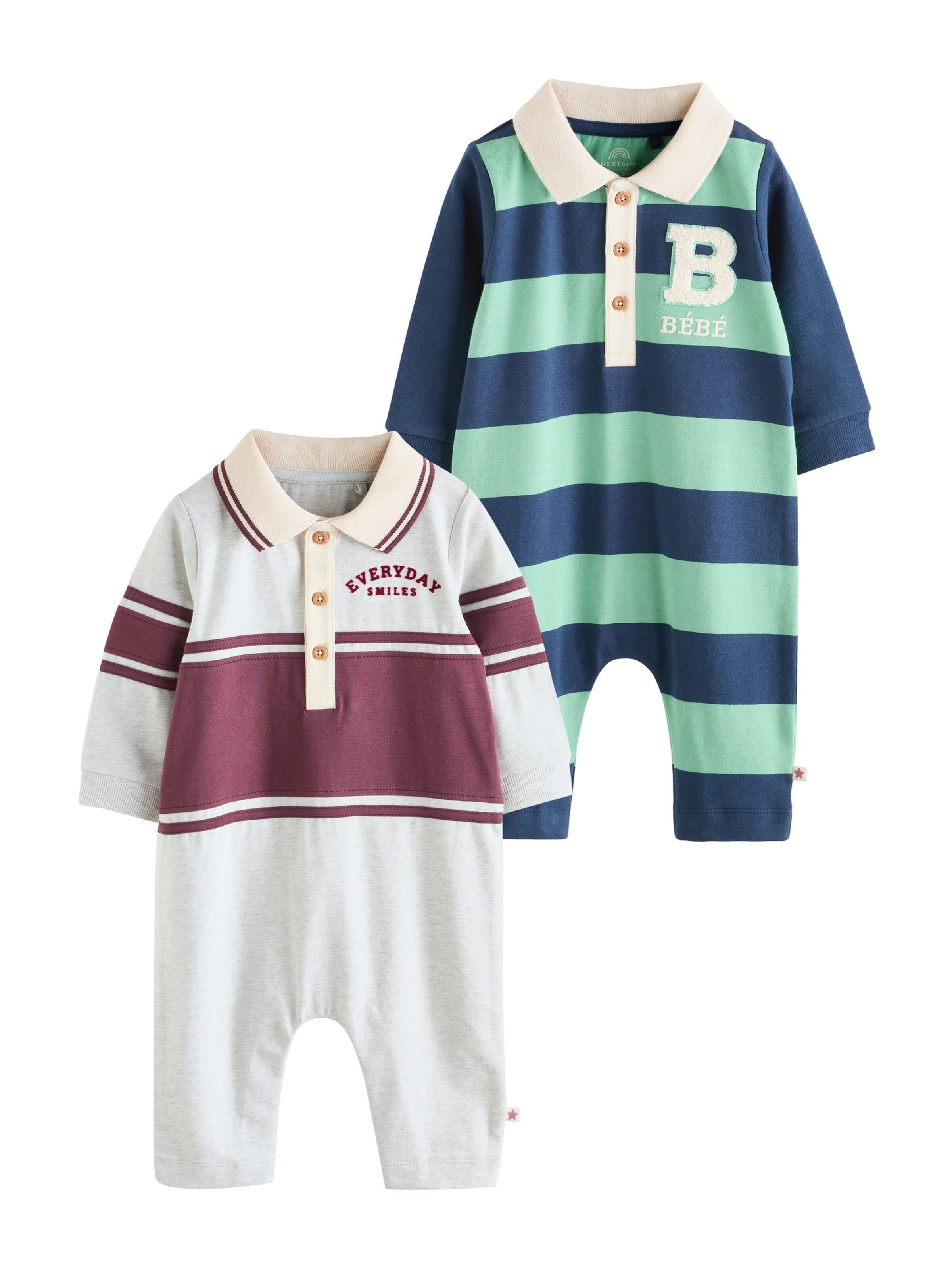 Tutina / body per bambino di Next in grigio: frontale