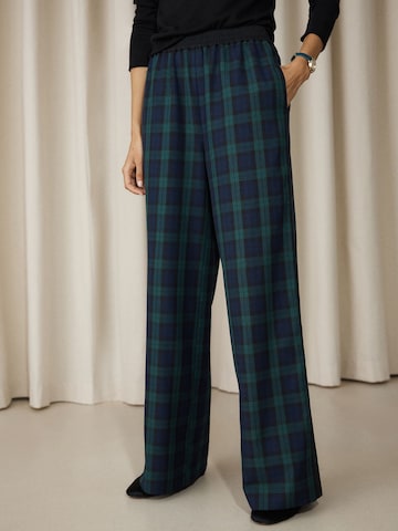 Wide leg Pantaloni di Next in verde: frontale
