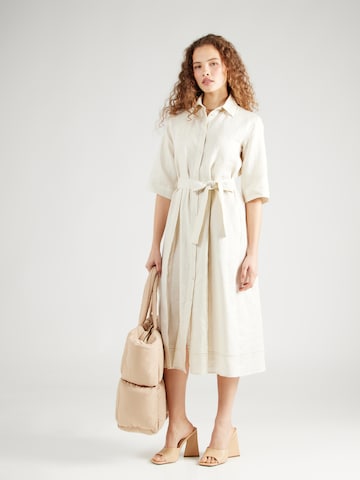 Robe-chemise 'NOCINO' Max Mara Leisure en beige : devant