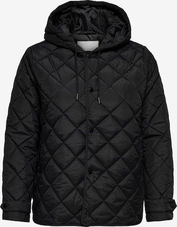 ONLY Carmakoma Välikausitakki 'CARJuliet' värissä musta: etupuoli