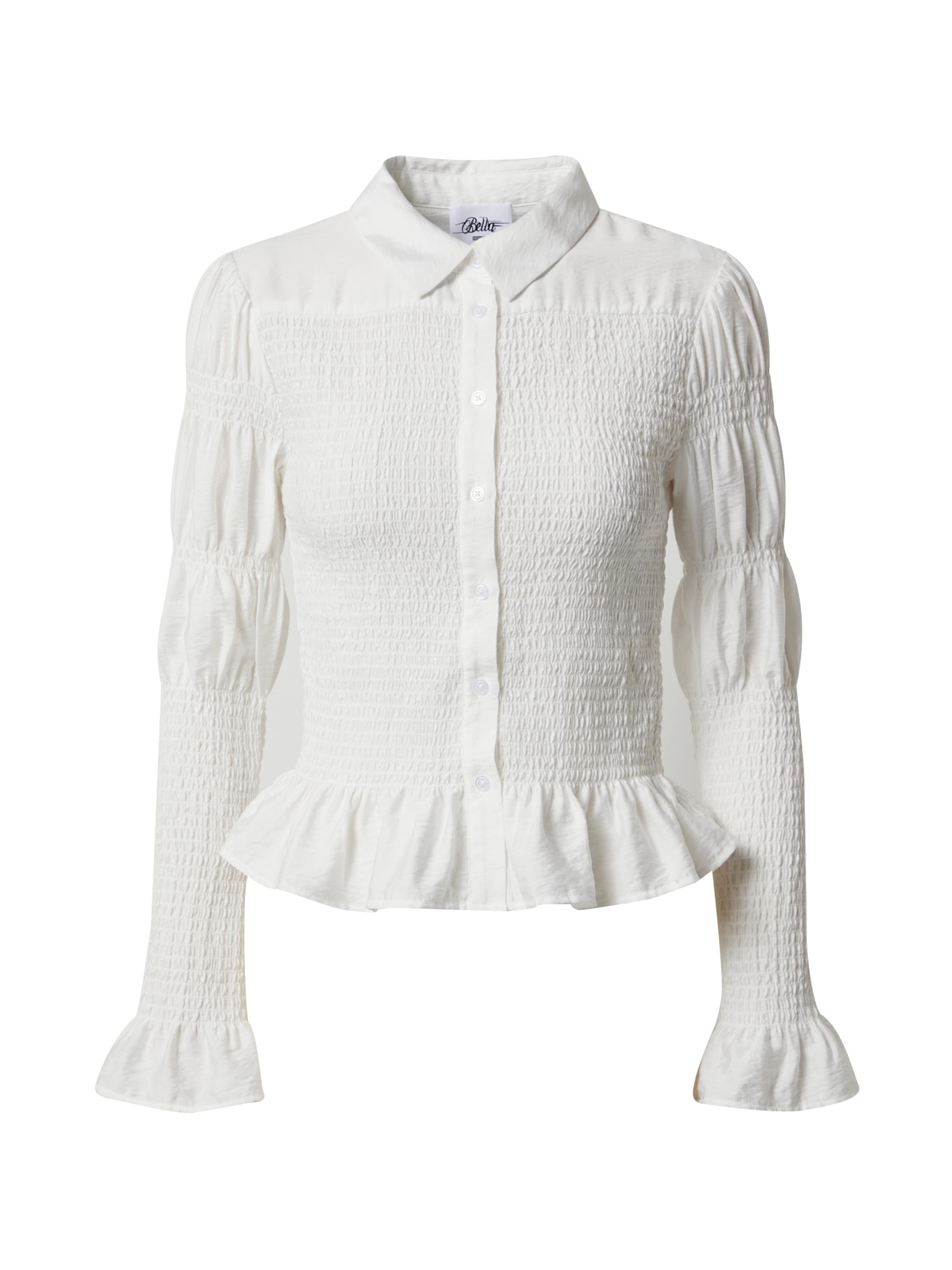 Bella x ABOUT YOU Μπλούζα 'Vicky' σε λευκό: μπροστά