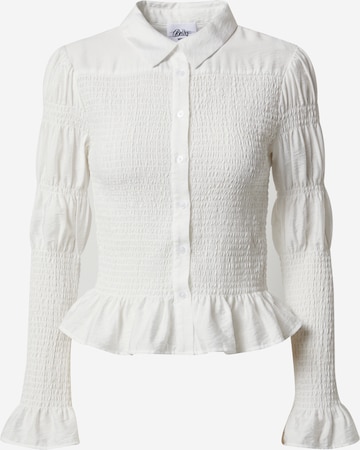 Bella x ABOUT YOU Blouse 'Vicky' in White: front