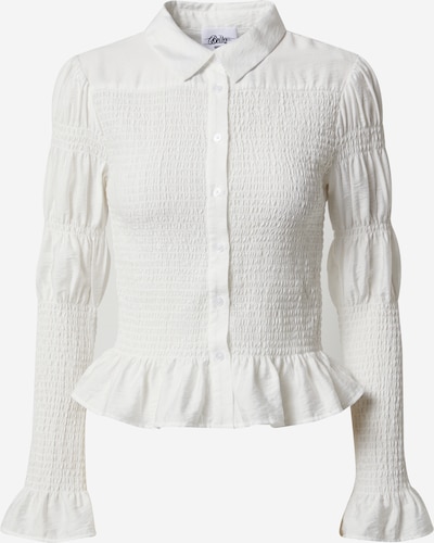 Bella x ABOUT YOU Blusa 'Vicky' en blanco, Vista del producto