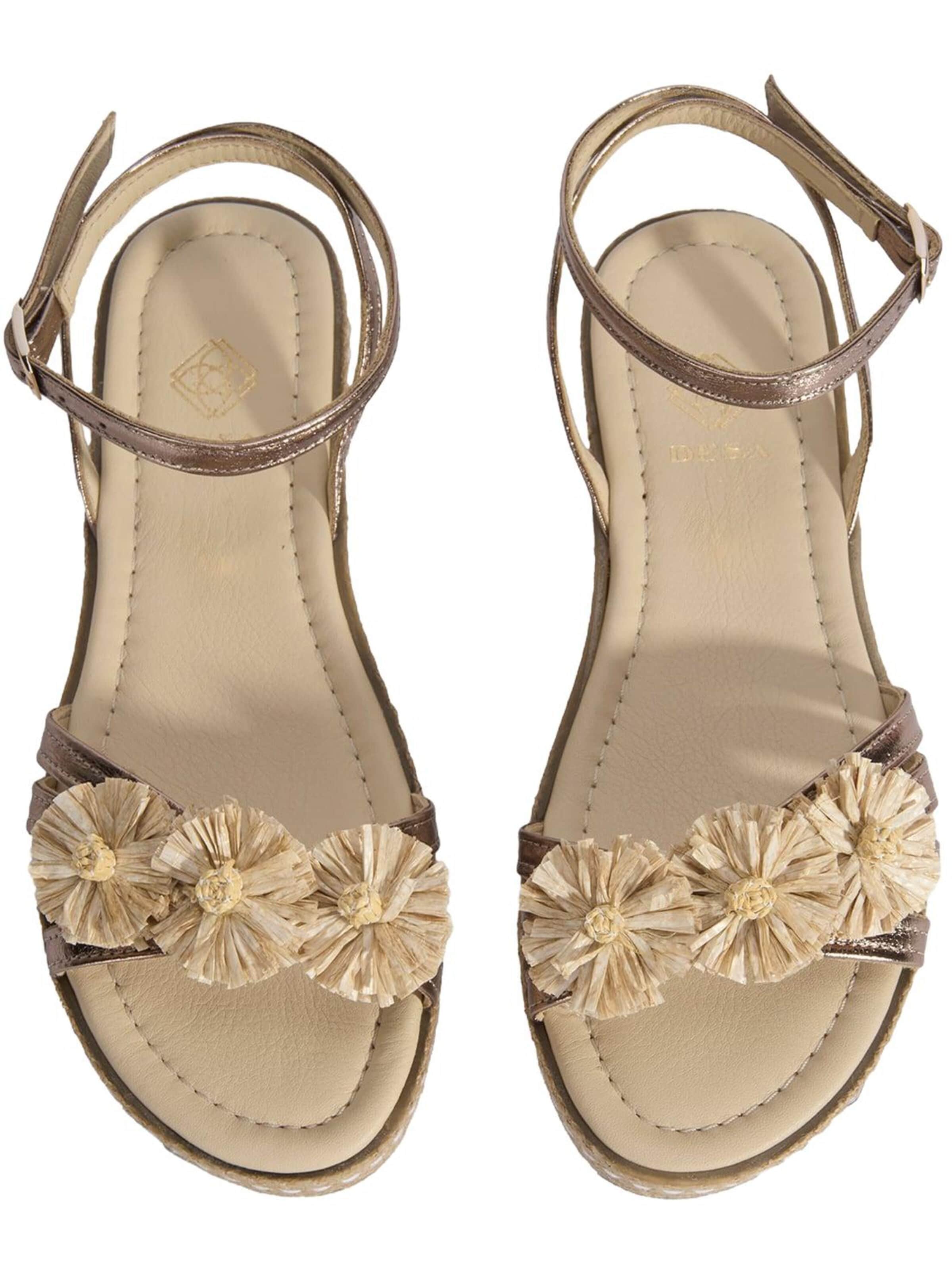 Desa Sandalen met riem 'Sandalen' in Bruin