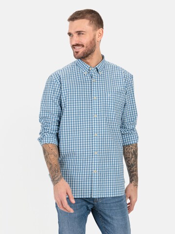 CAMEL ACTIVE Regular Fit Hemd in Blau: Vorderseite