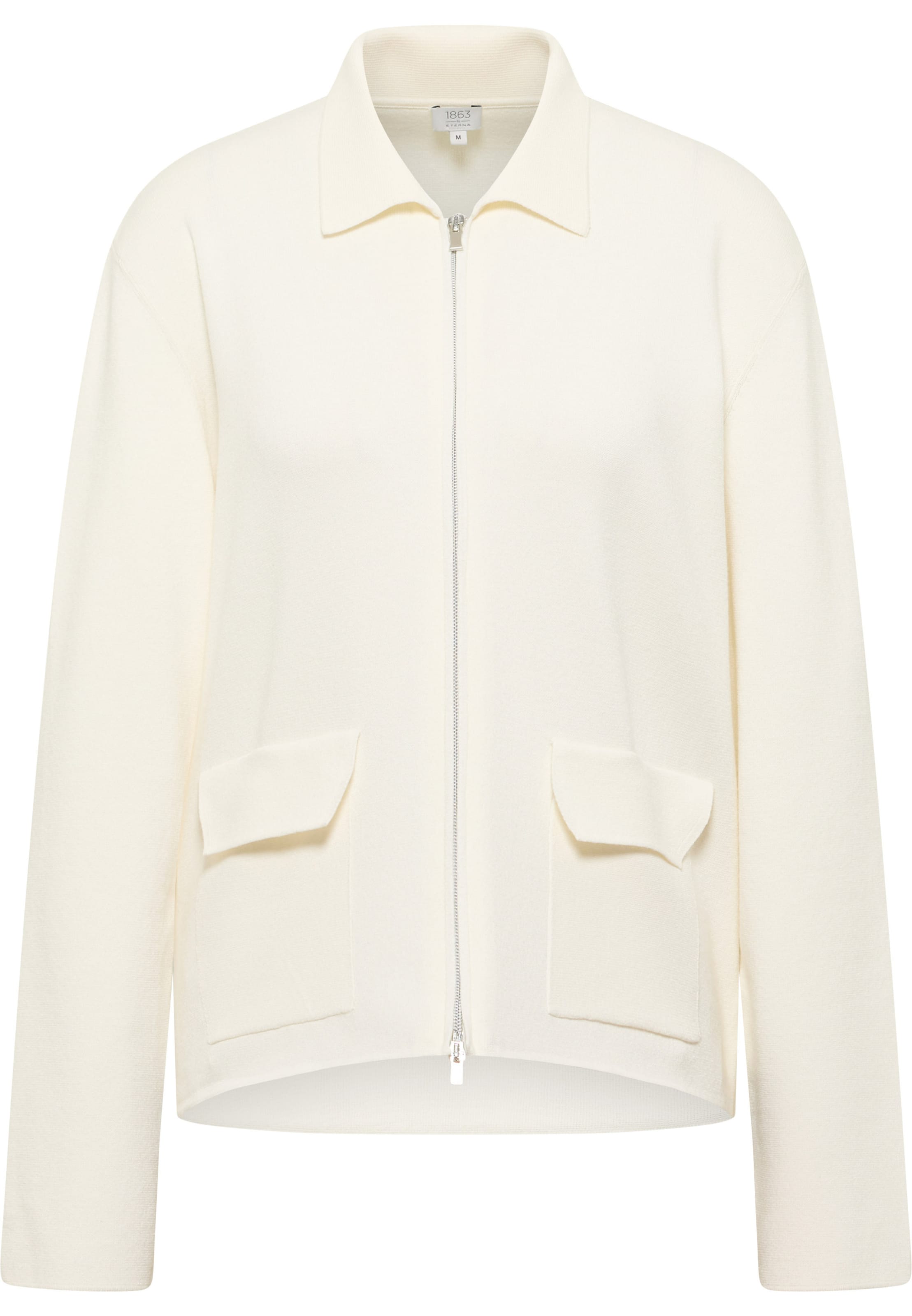 ETERNA Knit Cardigan in Beige: front