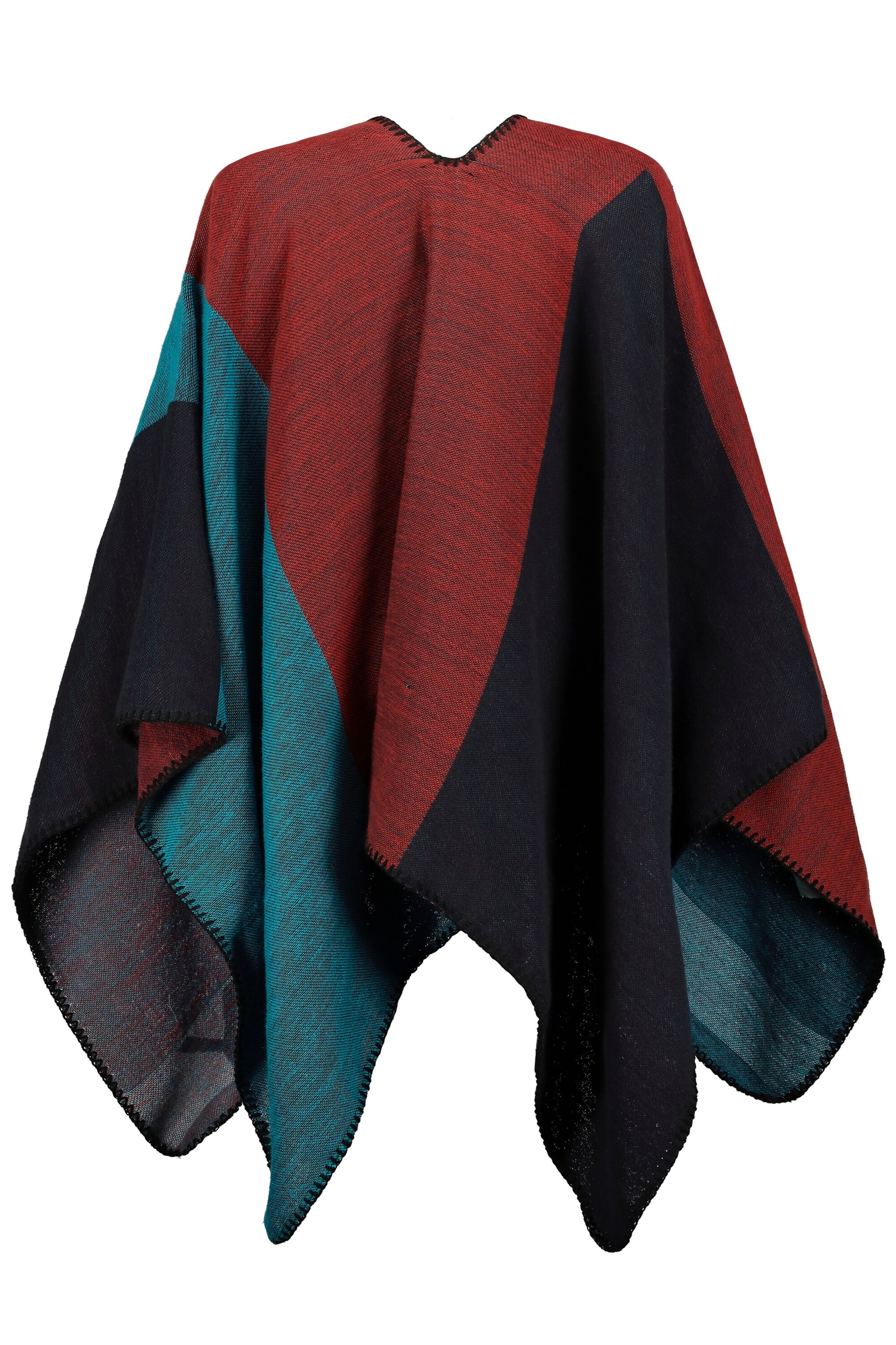 Frauen Pullover & Strick Gina Laura Poncho in Nachtblau, Rot - VV53908 Frauen Pullover & Strick Gina Laura Poncho in Nachtblau, Rot - VV53908