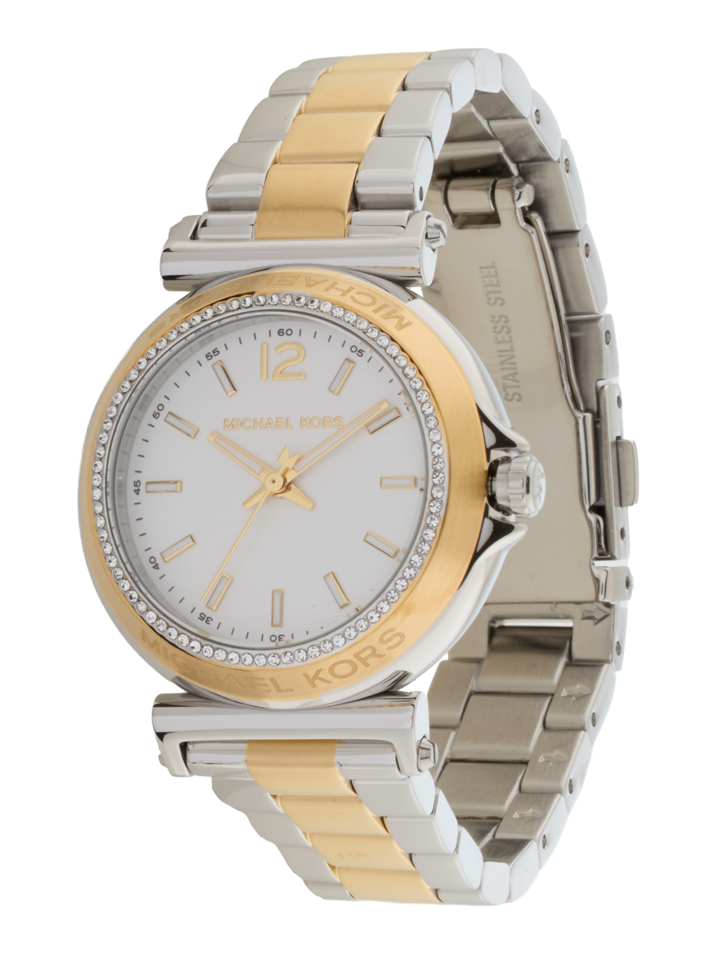 MICHAEL Michael Kors - Relógios analógicos 'MAREN' em ouro: frente