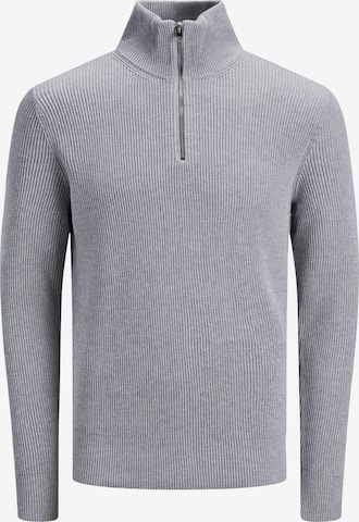 JACK & JONES Sweater 'Blaperfect' in Grey: front