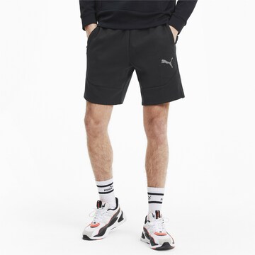 PUMA Regular Sportbroek in Zwart: voorkant