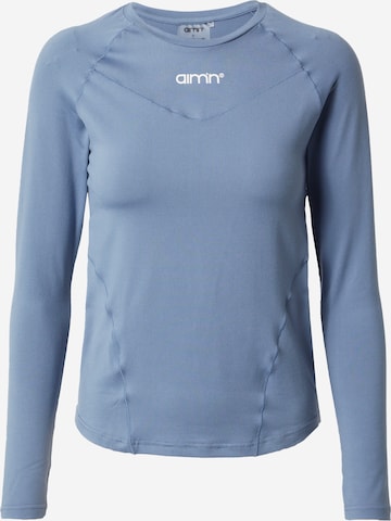 Maglia funzionale di aim'n in blu: frontale