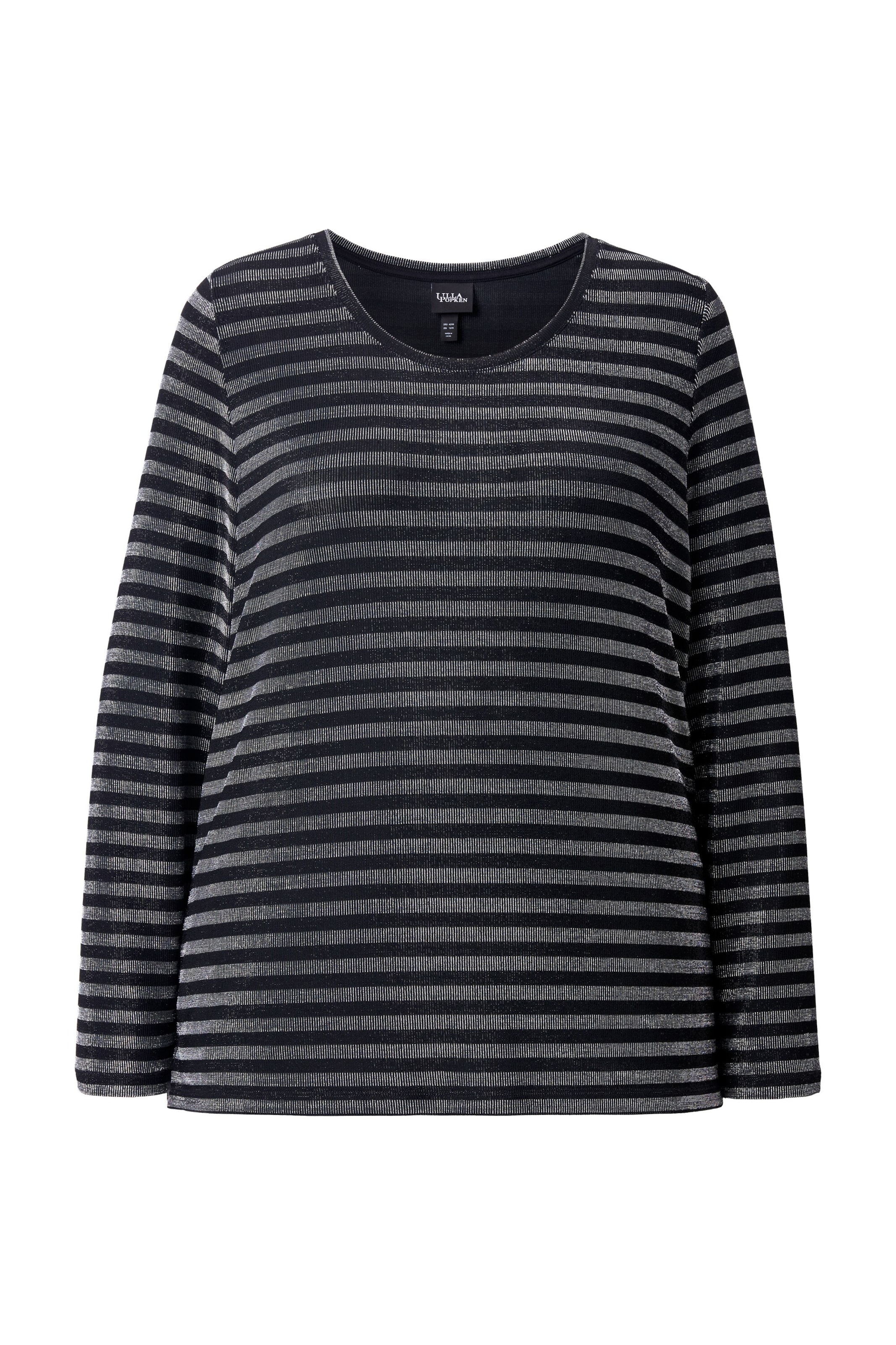 Ulla Popken Shirt in Schwarz: Vorderseite