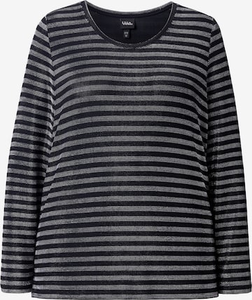 juoda Ulla Popken Marškinėliai: priekis