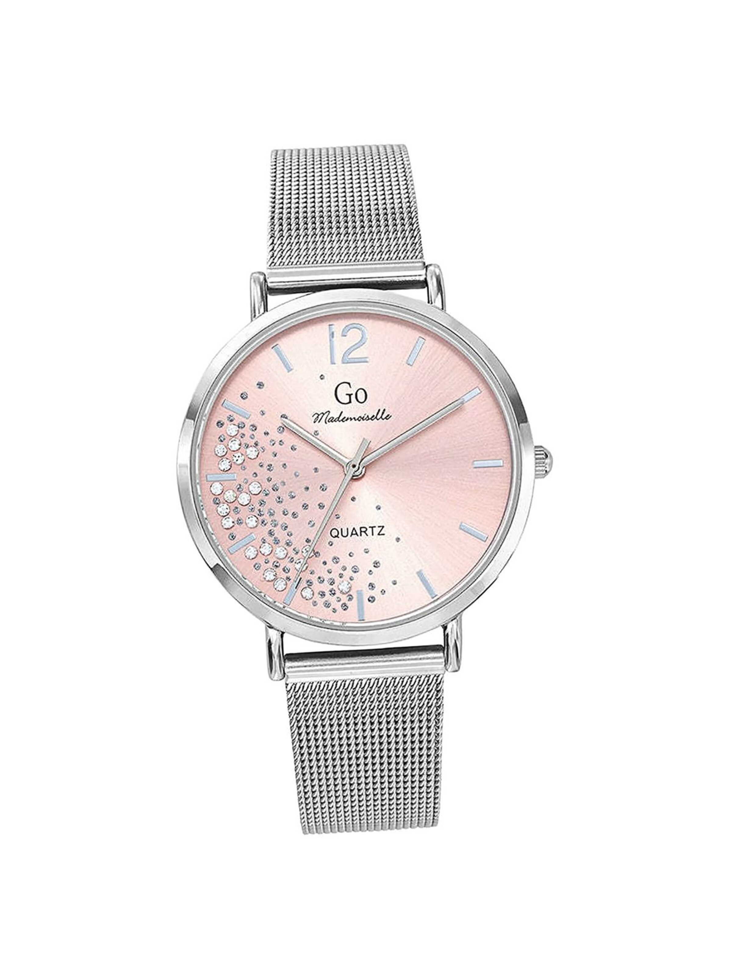 GO GirlOnly Analoog horloge in Zilver: voorkant