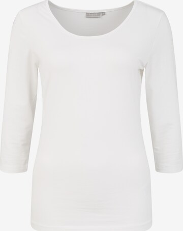 Fransa Shirt 'Zaganic 1' in Wit: voorkant