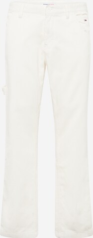 Tommy Jeans Regularen Hlače 'ETHAN' | bela barva: sprednja stran