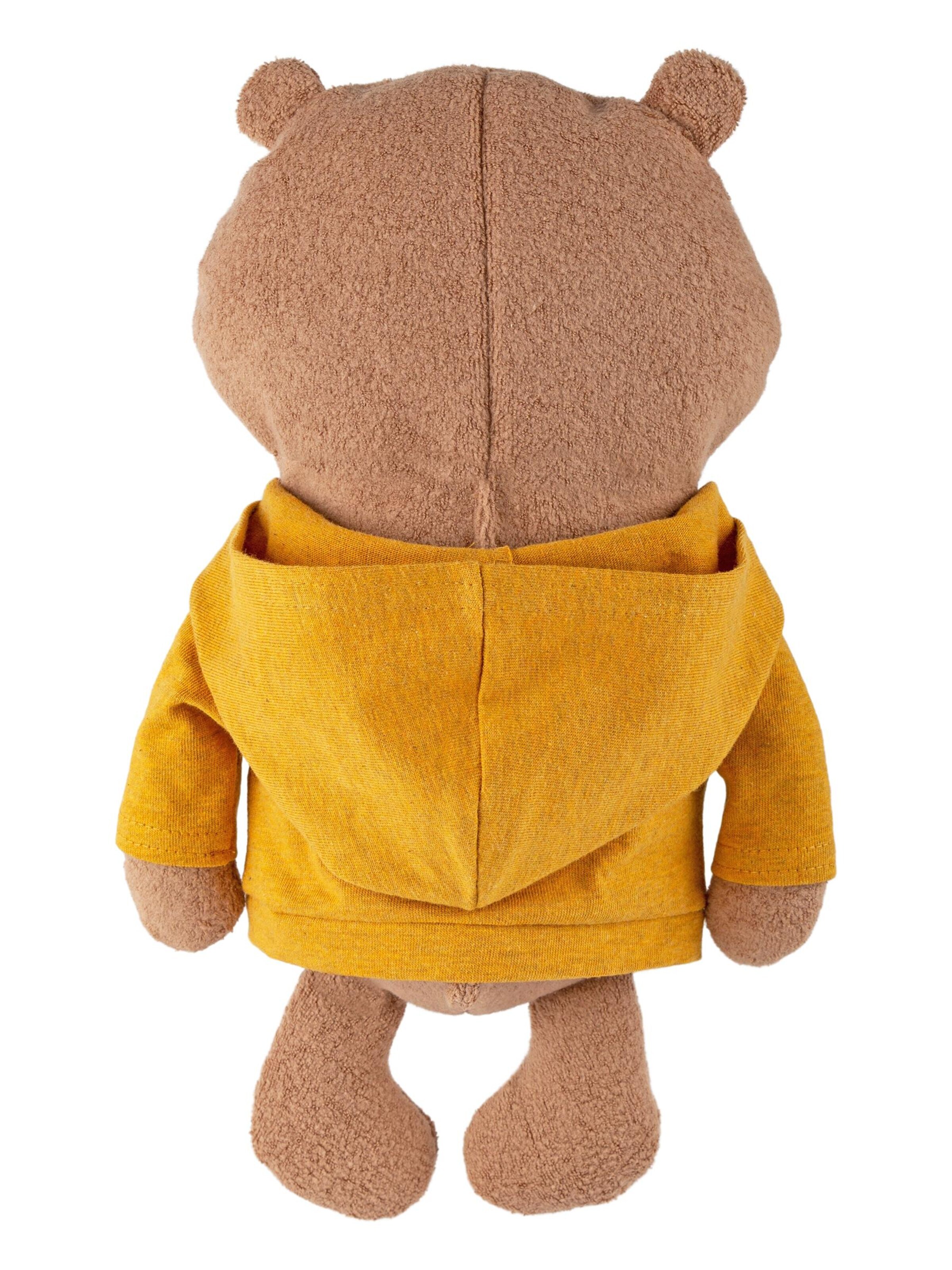 SIGIKID Stuffed animals 'Kuschelfreunde Mister O'Lui mit Hoodie sigikid & Friends Mister O'Lui' in Yellow