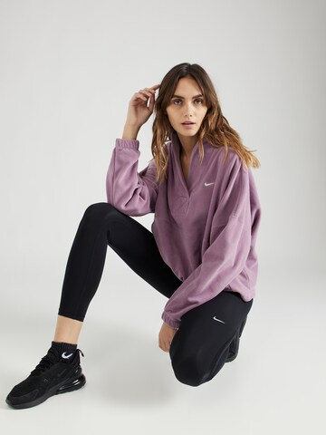 NIKE Sportpullover 'ONE' in Lila