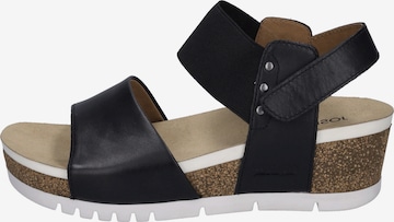 JOSEF SEIBEL Sandale 'Quinn 09' in Schwarz: Vorderseite