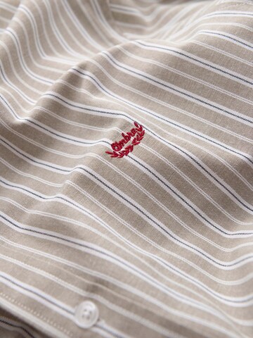 Ombre Regular fit Button Up Shirt in Beige