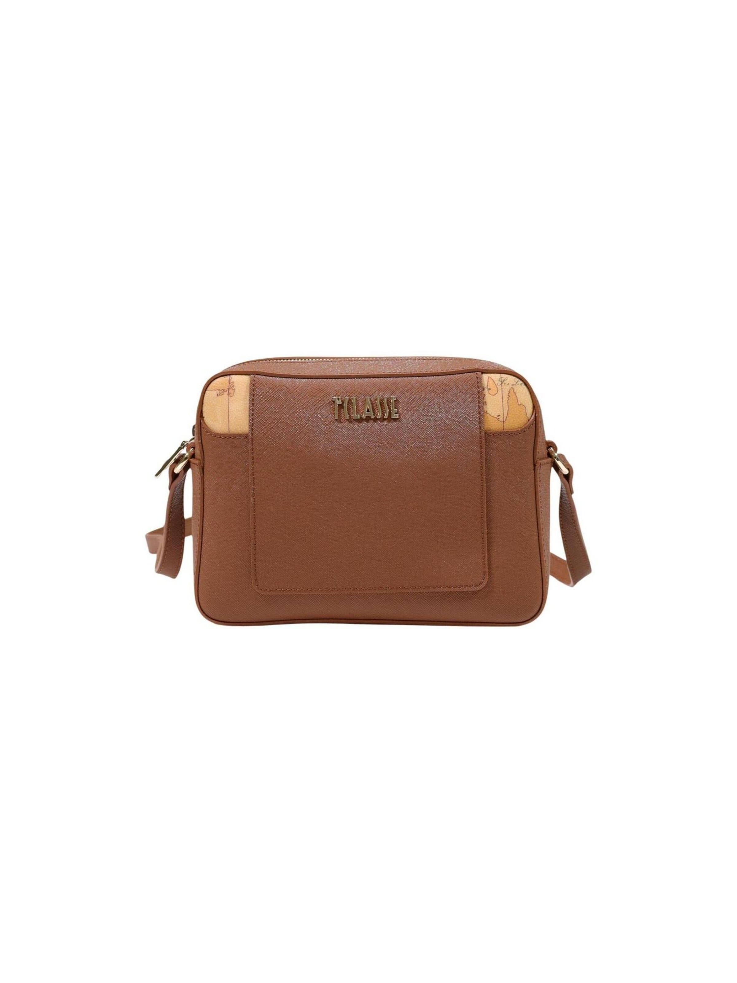 Borsa a spalla 'L LF78 9407' di Alviero Martini 1a clase in marrone: frontale