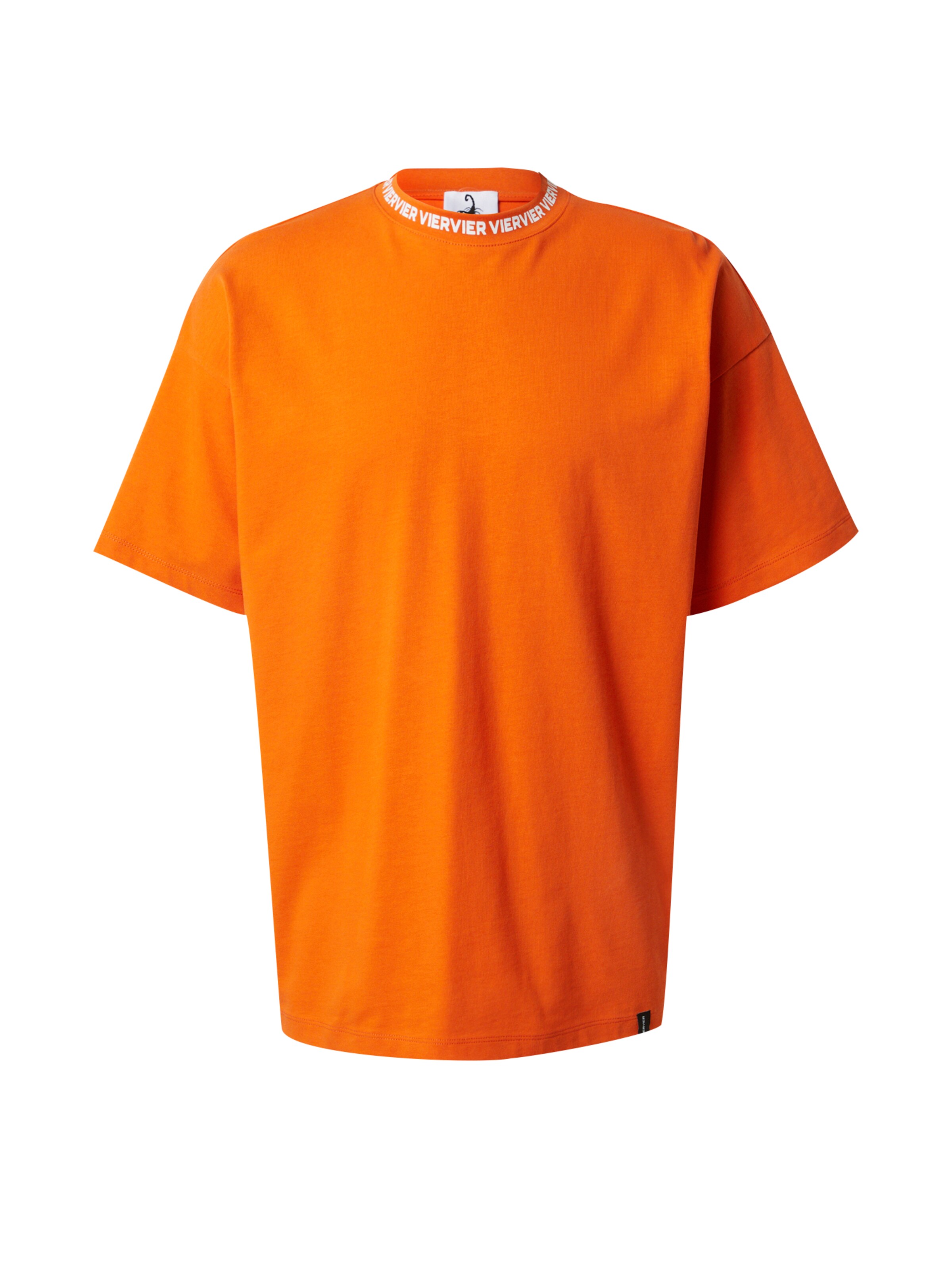 VIERVIER T-shirt 'Beren' i orange: framsida