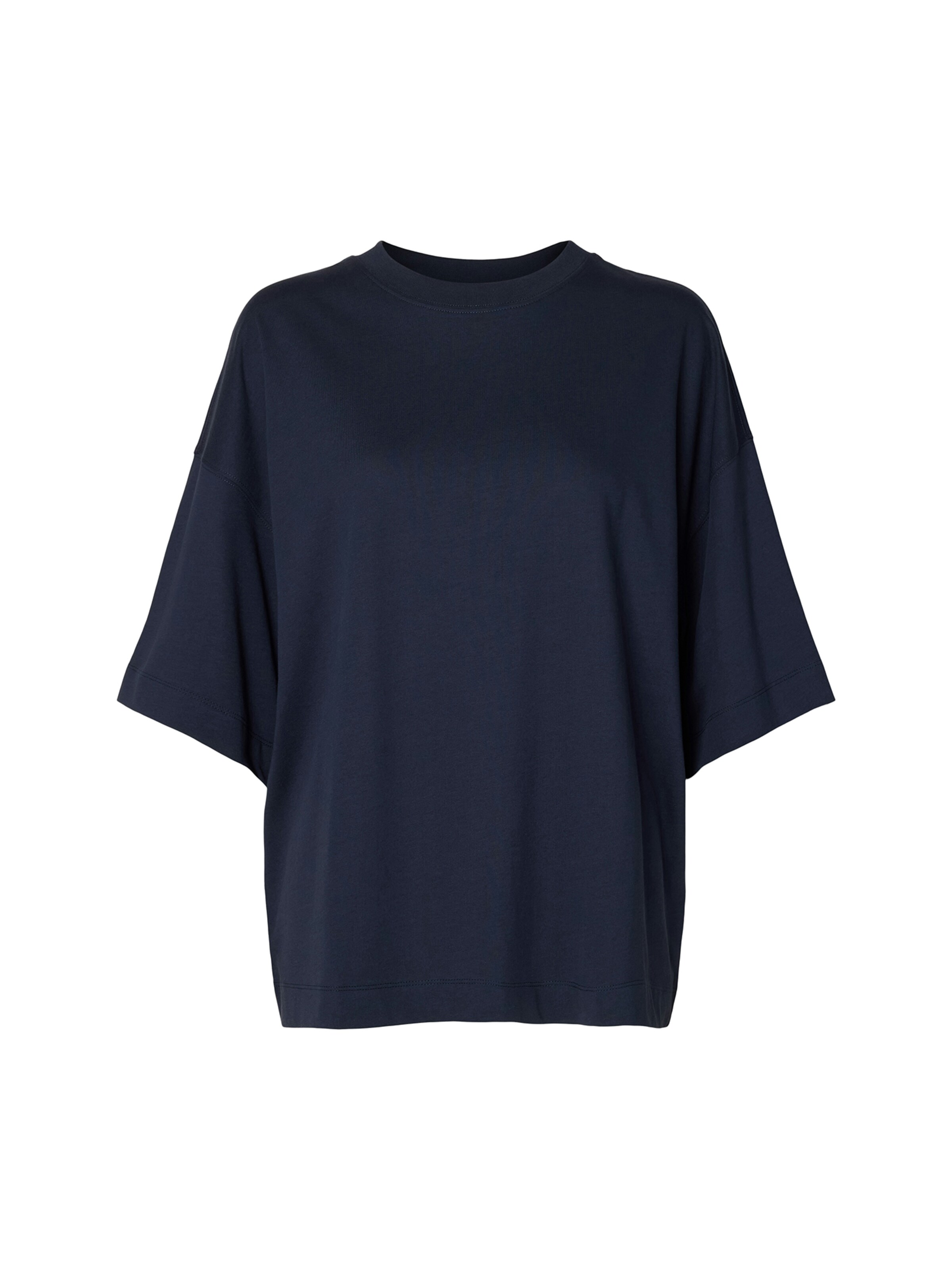 SELECTED Oversize tričko 'SLFColwoman' - Modrá: predná strana