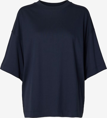 SELECTED Oversize tričko 'SLFColwoman' - Modrá: predná strana