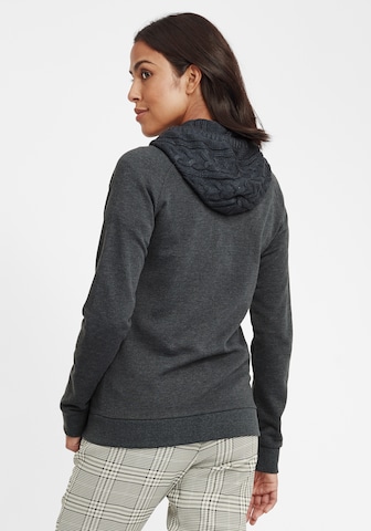 Oxmo Kapuzensweatjacke 'Matilda' in Grau