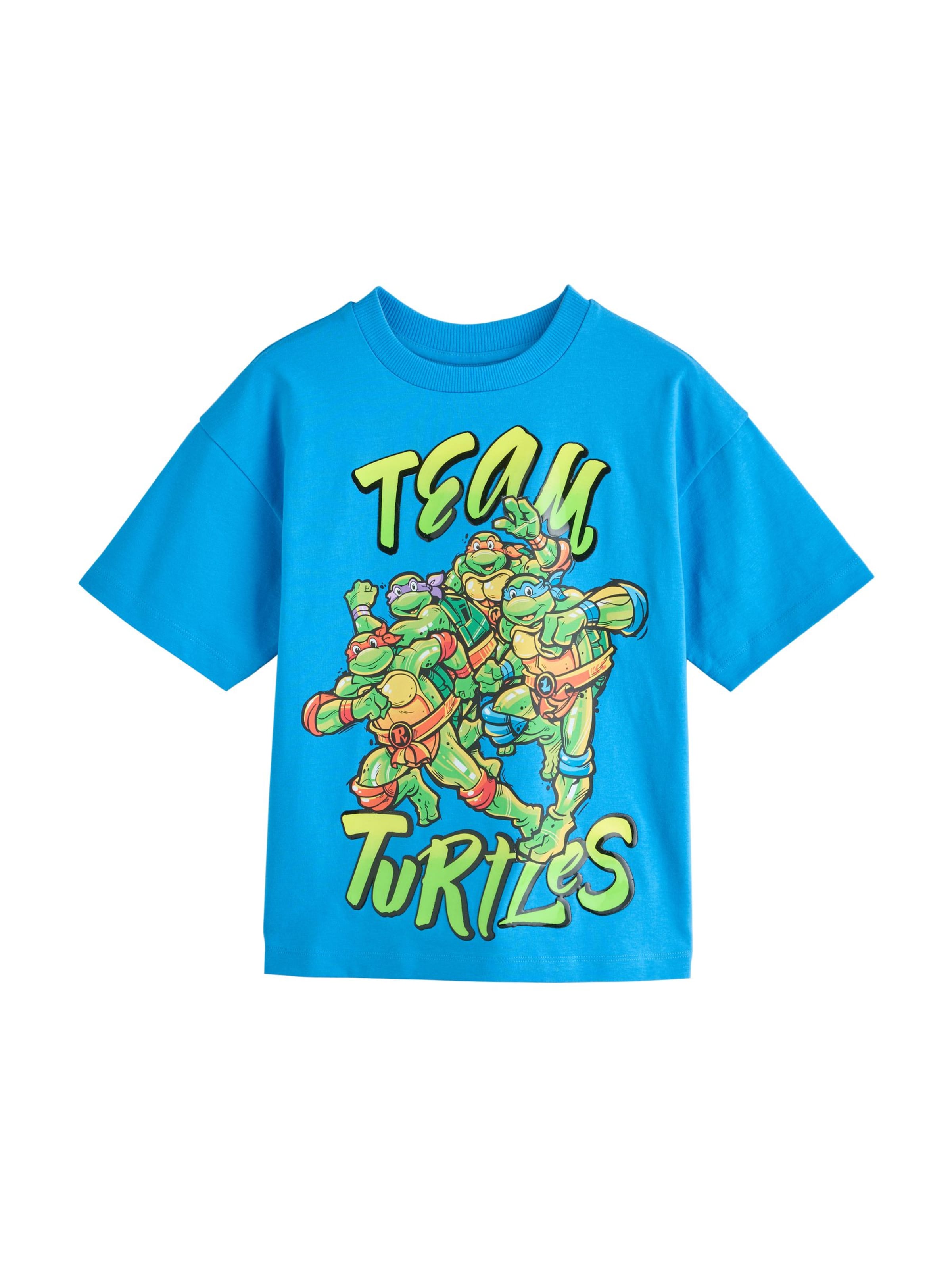 Next Shirt 'Teenage Mutant Ninja Turtles' in Blue: front