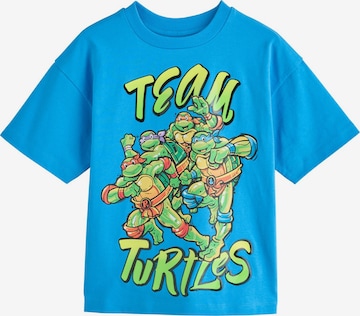 Next Shirt 'Teenage Mutant Ninja Turtles' in Blue: front