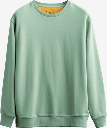Kaft Sweatshirt 'Ruga' in Groen: voorkant