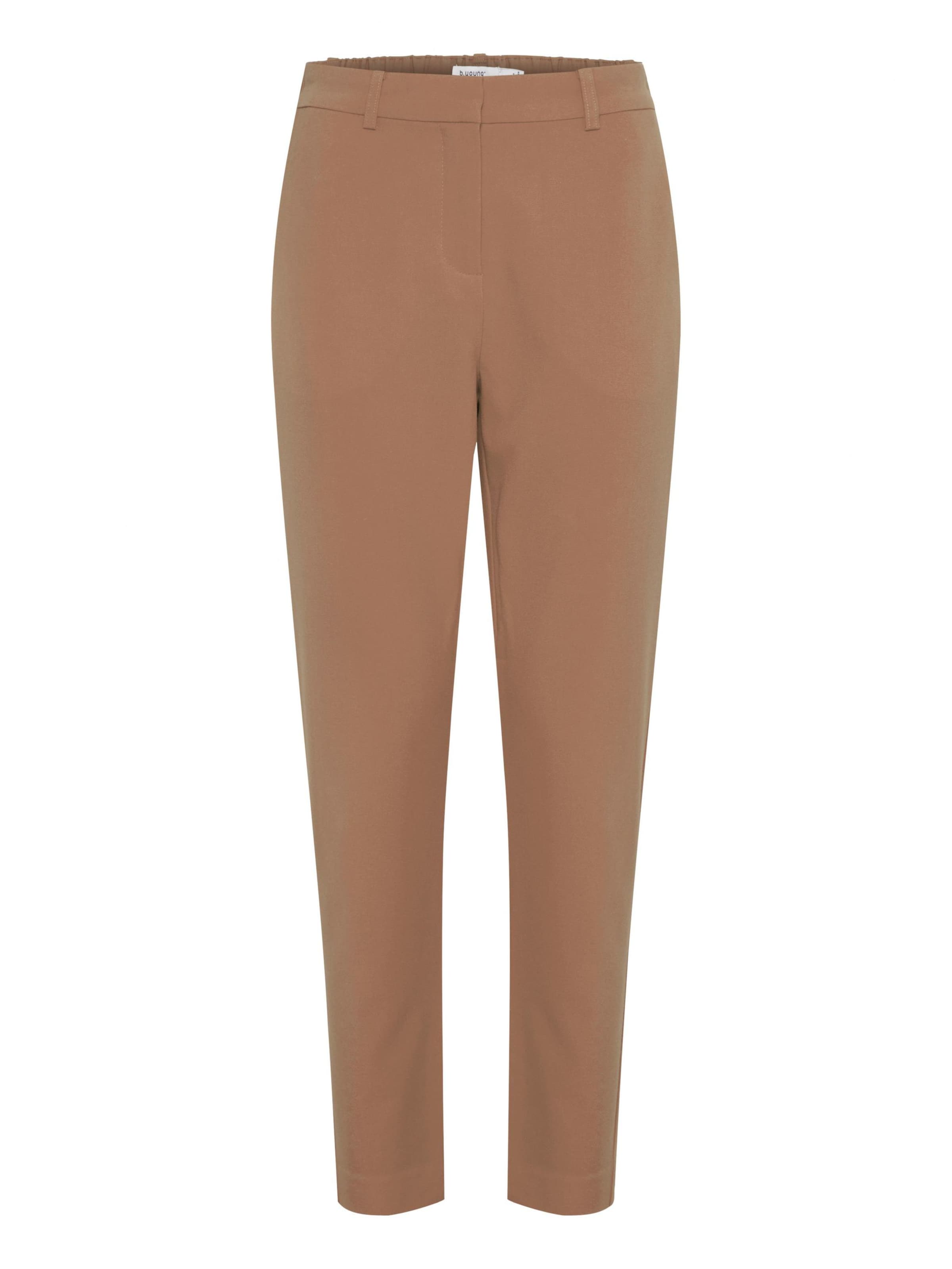 Pantalon chino 'Danta' b.young en marron : devant