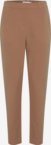 b.young Lærredsbukser 'Danta' i brun: forside