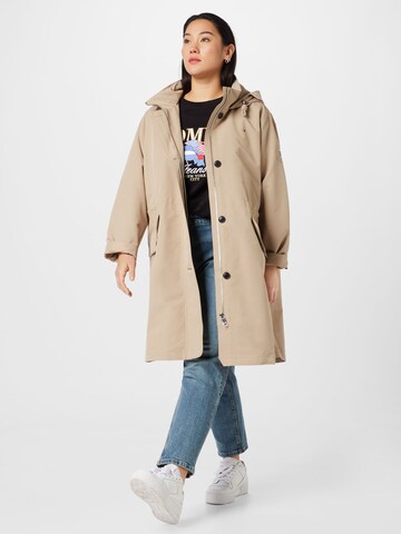 bēšs Tommy Hilfiger Curve Starpsezonu parka