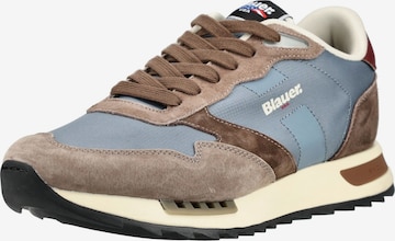 Baskets basses Blauer.USA en bleu : devant